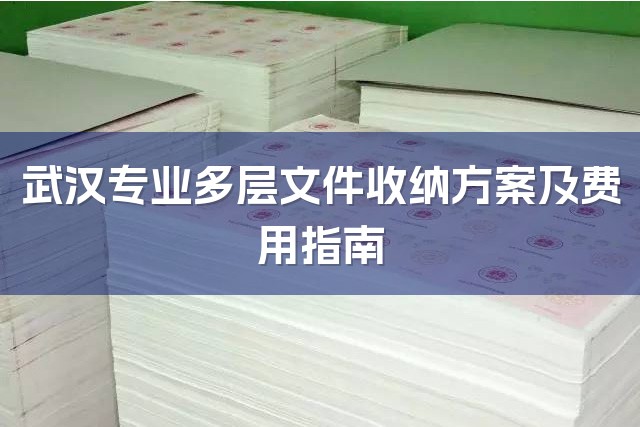 武汉专业多层文件收纳方案及费用指南